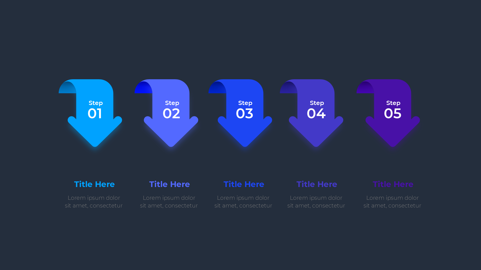 Infographic Solutions [dark] slide 2